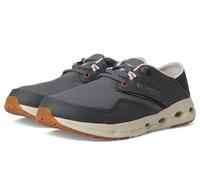 Columbia Zapatos náuticos Casuales para Hombre, Grill/Sunset Red, 10 Wide