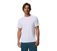 Columbia Zero Rules - Camiseta técnica de Manga Corta para Hombre, Color Blanco, Talla S