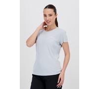 Columbia Zero Rules - Camiseta técnica de Manga Corta con Cuello Redondo para Mujer, Color Gris Cirro, Talla L
