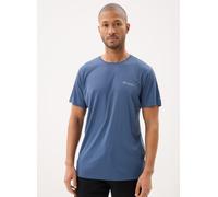 Columbia - Ropa de senderismo - Zero Rules Light SS Crew Dark Mountain - Talla L - Azul Azul L
