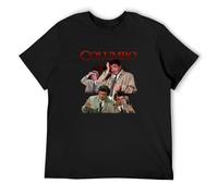 Columbo Homage - Camiseta para hombre, de algodón, color negro, Negro , XL