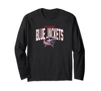 Columbus Blue Jackets - Camisa Vintage para fanáticos de la NHL Manga Larga