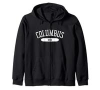 Columbus Camisa Estilo Clásico Columbus Ohio OH Sudadera con Capucha