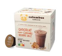 Columbus | Chocolate caliente al caramelo salado - 12 cápsulas para Dolce Gusto
