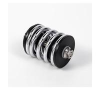 Columna Amortiguador Eje Titanio Con Suspensión Resorte Para Brompton Acero Inoxidable Para Bicicleta Amortiguador Trasero Bicicleta Plegable Amortiguadores Amortiguador(Silver)