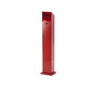 Columna combinada con cenicero VAR, capacidad 5 l, A x H x P 180 x 1150 x 150 mm