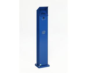 Columna combinada con cenicero VAR, capacidad 5 l, A x H x P 180 x 1150 x 150 mm