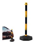 Columna de advertencia de tráfico: pila de tráfico reflectante móvil, barrera de seguridad ajustable Columna de advertencia para construcción, restricciones