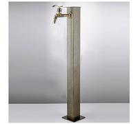 Columna de agua al aire libre, dispensador de manguera de fuente de jardín con grifo de cobre, sistema de riego de patio, aspersores de césped, solución de riego para el cuidado del jardín