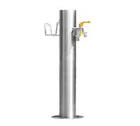 Columna de agua cilíndrica vertical de acero inoxidable 304 para jardín, hidrante de incendios resistente a las heladas, solución de montaje en suelo al aire libre