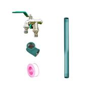 Columna de Agua con Grifo, Columna de Agua Vertical para jardín de Acero Inoxidable 304 con Grifo - Grifo de Agua Exterior para Montaje en Suelo, Verde, 40 cm/16 Pulgadas - Duradera, Elegant