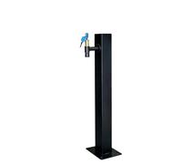 Columna de Agua Cuadrada Vertical para jardín con Grifo y Pistola rociadora - Dispensador de Agua de Suelo, Grifo hidrante, grifos versátiles para riego de Jardines y Uso en Exteriores
