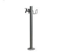 Columna de agua de acero inoxidable para exteriores, a prueba de heladas, soporte cilíndrico para manguera de jardín, fuente de agua cilíndrica para el hogar, patio, soporte de tubo duradero para