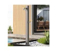 Columna de agua de acero inoxidable para jardín al aire libre, diseño vertical para riego eficiente y lavado de coches, perfecta para jardines y patios (entrada de agua lateral ordinaria B)