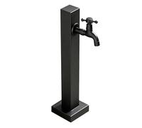 Columna de agua de acero inoxidable para jardín, grifo independiente para exteriores, fuente de agua para patios y jardines, dispensador resistente a las heladas(Estilo 1,Height: 80cm/31.5in)