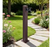 Columna De Agua De Jardín Acero, Grifo Anticongelante Para Exteriores, Columna Cuadrada Exterior Columna, Resistente A Los Rayos UV Y A Las Heladas(95cm/37.4in)