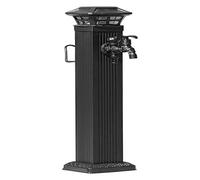 Columna de Agua de Jardín,Columna de Agua Vertical Columna de agua vertical for jardín de aleación de aluminio con luz LED, ideal for riego y decoración de exteriores.(66cm/26in)