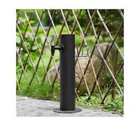 Columna de agua de jardín con grifo y dispensador de fuente para uso decorativo al aire libre