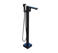 Columna de agua de jardín de acero inoxidable 304, extensor de manguera anticongelante con pistola de pulverización para riego al aire libre y lavado de coches, resistente a la intemperie (negro)