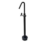 Columna de agua de jardín de acero inoxidable, diseño anticongelante de doble grifo de 31 pulgadas, duradera para patios y patios traseros, solución de riego al aire libre