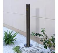 Columna de agua de jardín de acero inoxidable, grifo para exteriores a prueba de congelación, fuente de jardín redonda para riego y riego, 950 mm x 60 mm, diseño duradero y elegante