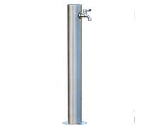 Columna de agua de jardín Fontaine redonda para exteriores con cubierta protectora, ideal para riego y lavado en granjas, tamaño mediano