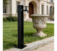 Columna de Agua Exterior con Grifo, Grifo de Pedestal de Acero Inoxidable, Grifo de jardín Vertical Independiente, Grifo de Agua de hidrante montado en el Suelo para Lava
