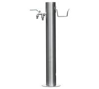 Columna de Agua Independiente para jardín con Soporte para Manguera Exterior,Grifo de Agua montado en el Suelo de Acero Inoxidable 304 anticongelante,Poste del Grifo del Patio,Fuente de Agua Hidrant