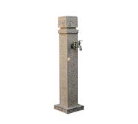 Columna De Agua para Exteriores, Columna De Agua Vertical para Jardín con Grifo De Doble Salida, Columna De Grifo para Riego Y Lavado.(22 * 22 * 93cm)