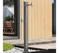 Columna de agua para exteriores, grifo de agua independiente, grifo de jardín vertical para un fácil acceso e instalación, perfecto para jardines y espacios al aire libre
