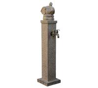 Columna de agua para exteriores, grifo de jardín de doble salida, resistente a las heladas, fuente de riego para patio para uso en el parque