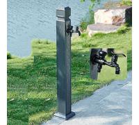 Columna de Agua para Grifo, Grifo Exterior anticongelante con Doble Llave - Soporte de Manguera Independiente de 110 cm, hidrante a Prueba de congelación, Grifo de Agua de Montaje en Suelo p