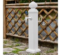 Columna de Agua para Grifo, Grifo Exterior con Cerradura y Soporte para Manguera Independiente - 72 cm de Altura, Columna de Agua y Grifo a Prueba de heladas para un fácil Acceso, p