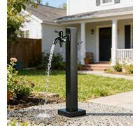 columna de agua para jardín exterior, Columna De Agua Jardín Con Grifo Doble Salida En 60cm Y 95cm(60cm/23.6in)