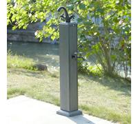 Columna De Agua Para Jardín, Grifo Exterior Con Cartucho De Cerámica, Resistente A Los Rayos UV Y A Las Heladas, Montaje En Suelo Para Jardín, Patio, Parque(Blue)