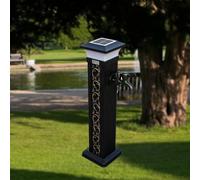 Columna de Agua para Jardín Solar,Columna De Agua Jardín Exterior, Resistente a Heladas Independiente Grifo, Para Cuidado Del Coche Y Cría De(66cm/26in)