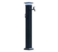 Columna de agua solar para exteriores con grifo de jardín, hidrante vertical independiente para patio y césped