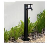 Columna de agua vertical de acero inoxidable 304: soporte duradero para manguera de jardín con grifo con cierre, dispensador de agua anticongelante para exteriores, accesorio esencial para u
