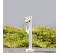 Columna de Agua Vertical de Acero Inoxidable para jardín Exterior con Soporte para Manguera anticongelante y Grifo, hidrante de Agua montado en el Suelo para riego y Lava