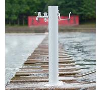 Columna de agua vertical para grifo de jardín al aire libre, organizador de almacenamiento resistente, fuente decorativa y distribuidor de agua (50 cm)