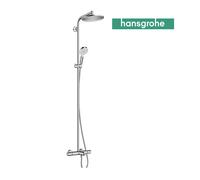 Columna de bañera termostática hansgrohe crometta s240 gris cromado