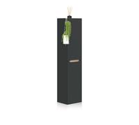 Columna de baño suspendida opera antracita - roble 31 x 135 x 26 cm
