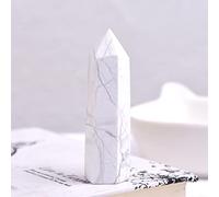 Columna de cristal natural de cuarzo mineral de roca de cuarzo con punta de cristal arco iris varita de decoración del hogar, lima, 50-60 mm