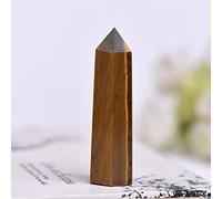 Columna de cristal natural de cuarzo mineral de roca, espécimen de cristal de cuarzo arco iris, varita de decoración del hogar, ojo de tigre, 60-70 mm