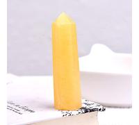 Columna de cristal natural de cuarzo mineral de roca, espécimen de cristal de cuarzo arco iris, varita de decoración del hogar, piedra solar, 60-70 mm