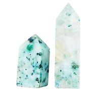 Columna de cristal natural de fénix, columna de cristal natural, piedra de fénix, obelisco de punto de cristal