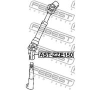 FEBEST Árbol de dirección para TOYOTA: Prius, Auris, Corolla (Ref: AST-ZZE150)