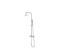 Columna de ducha grifo termostático fabricado en acero inoxidable y latón cromado Monza de Imex