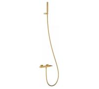 Columna de ducha kit de bañera y ducha con chorro en cascada y sistema antical con acabado oro mate Slim TRES