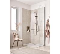 Columna de ducha sin grifo vitalio start shower system 250 diverter de 73.6 cm de alto en color gris